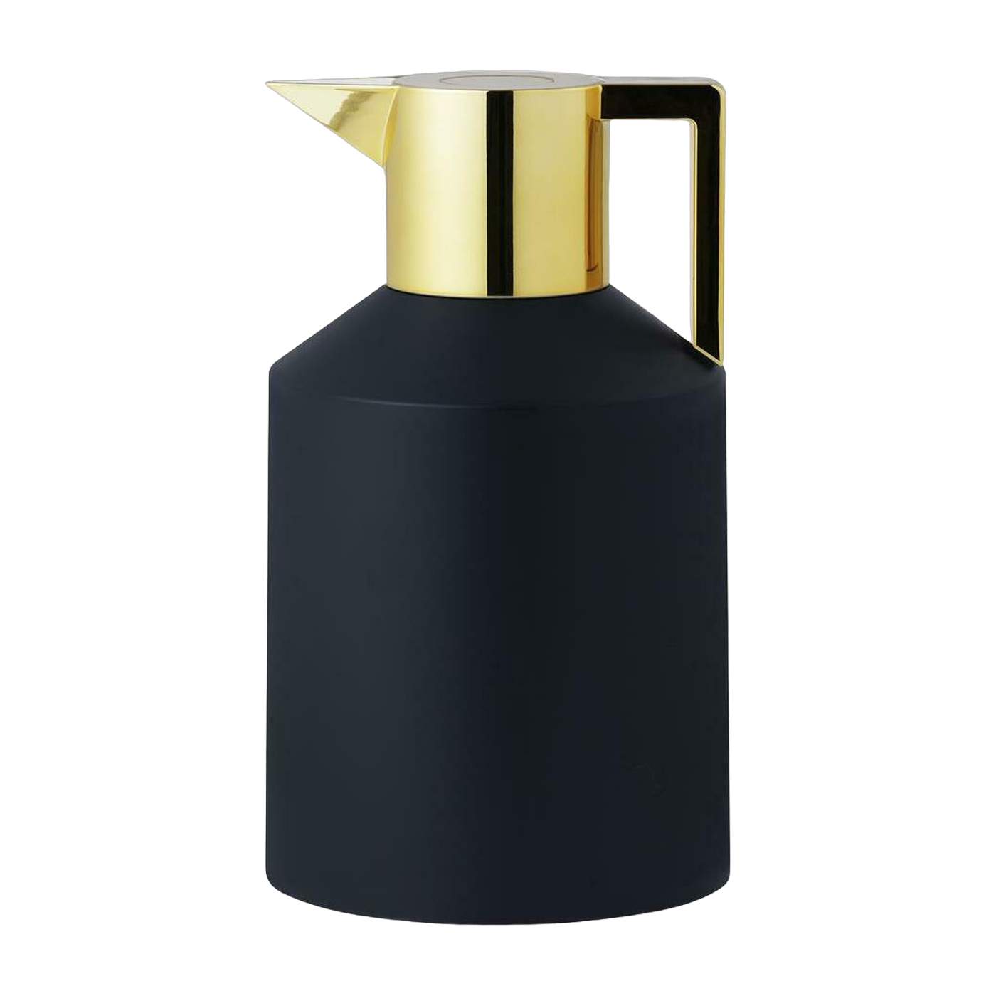 Termo de plástico negro y dorado de 1, 5L Geo Vacuum - Normann Copenhagen