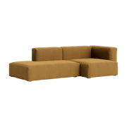 2. 5 seater fabric sofa Atlas 461 Mags Soft combination 3 right - Hay