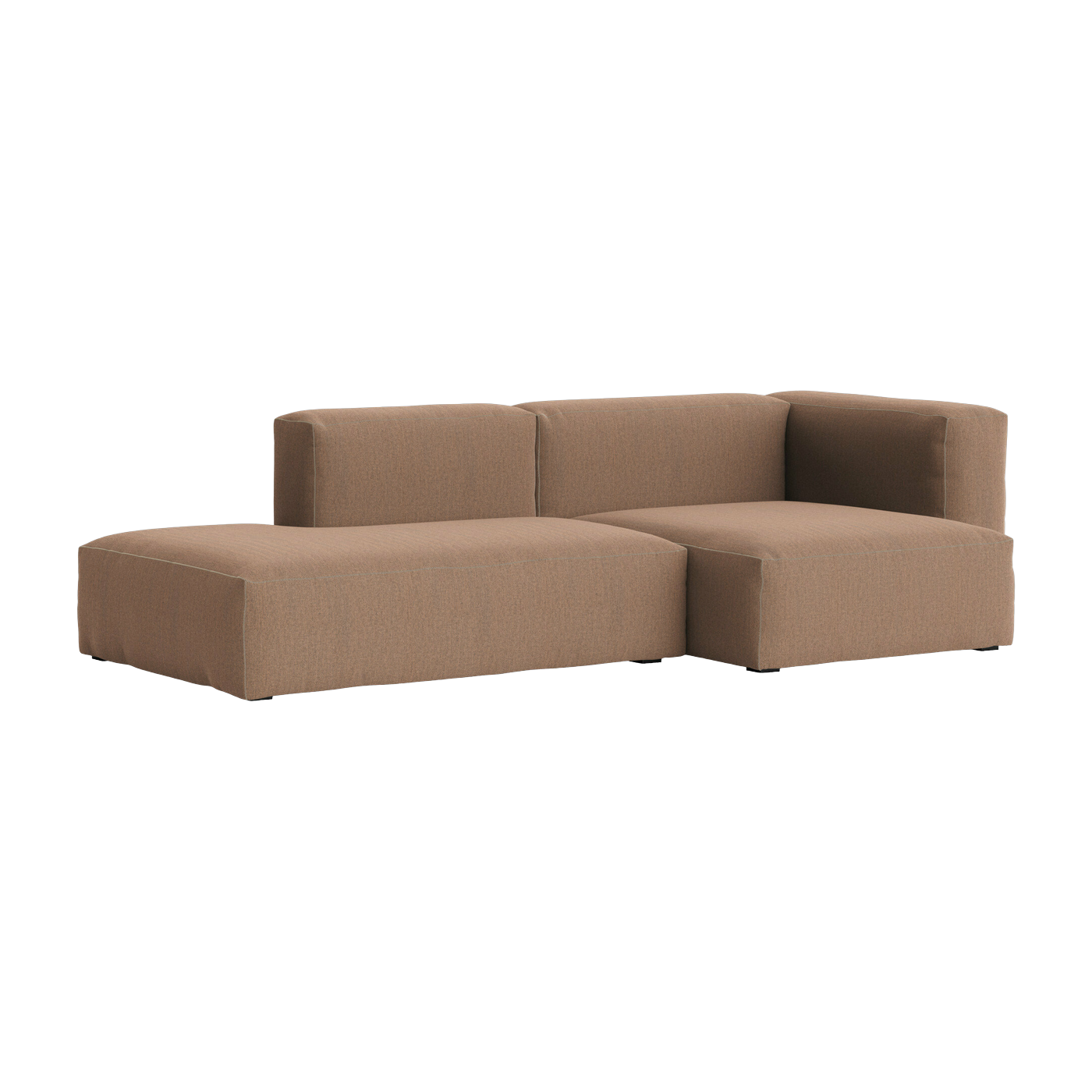 2, 5-Sitzer-Sofa aus Re-wool-Stoff 568 Mags Soft Kombination 3 right -. Hay