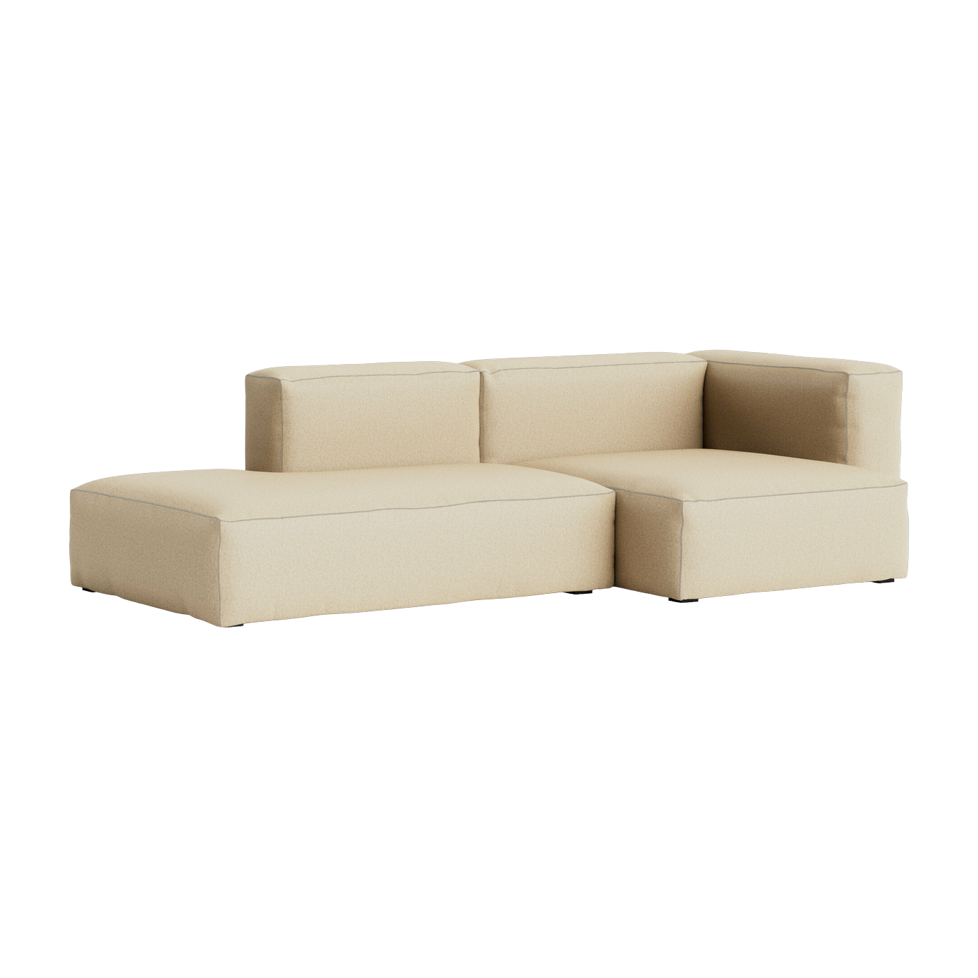 2. 5-seater fabric sofa Hallingdal 220 Mags Soft combination 3 right - Hay