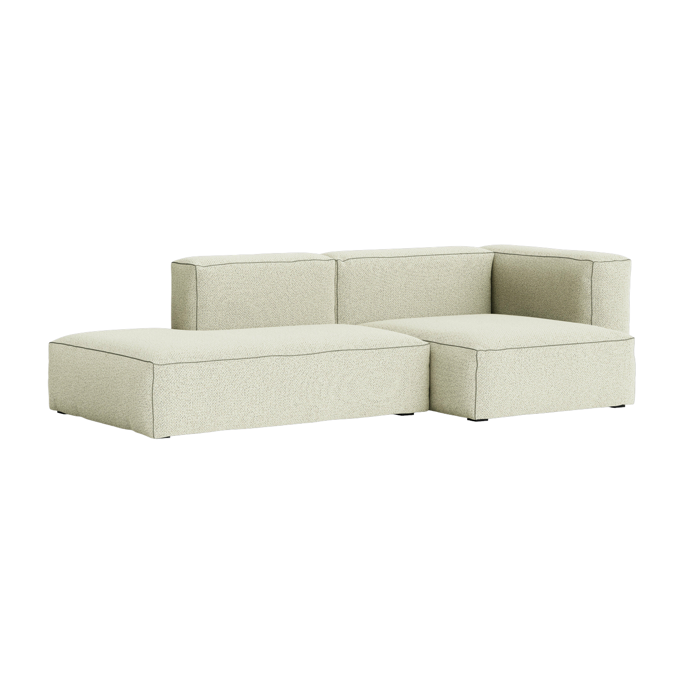 2, 5-Sitzer-Sofa aus Stoff Coda 100 Mags Soft Kombination 3 right -. Hay