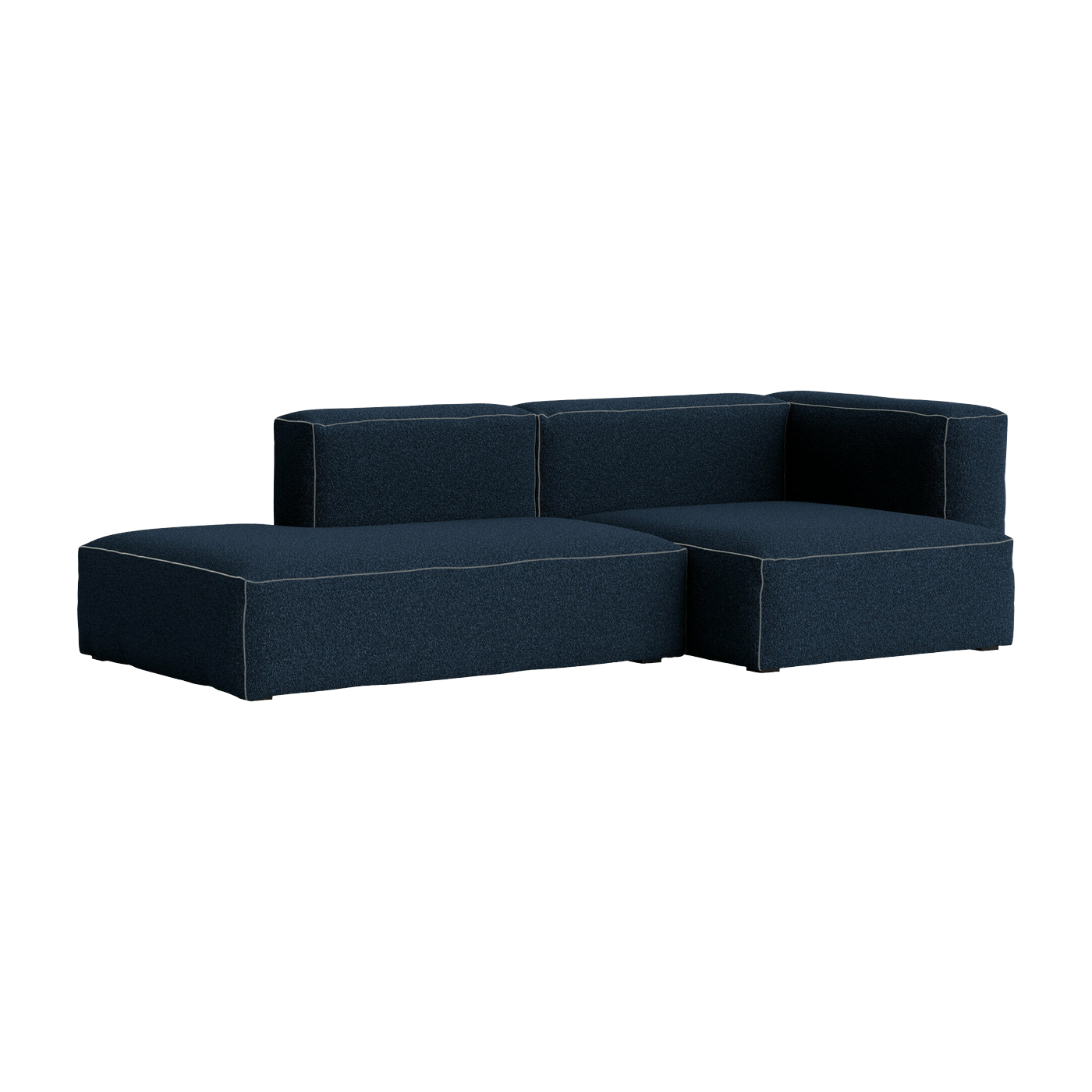 2, 5-Sitzer-Sofa in Flamiber Stoff dark blue J4 Mags Soft Kombination 3 right -. Hay
