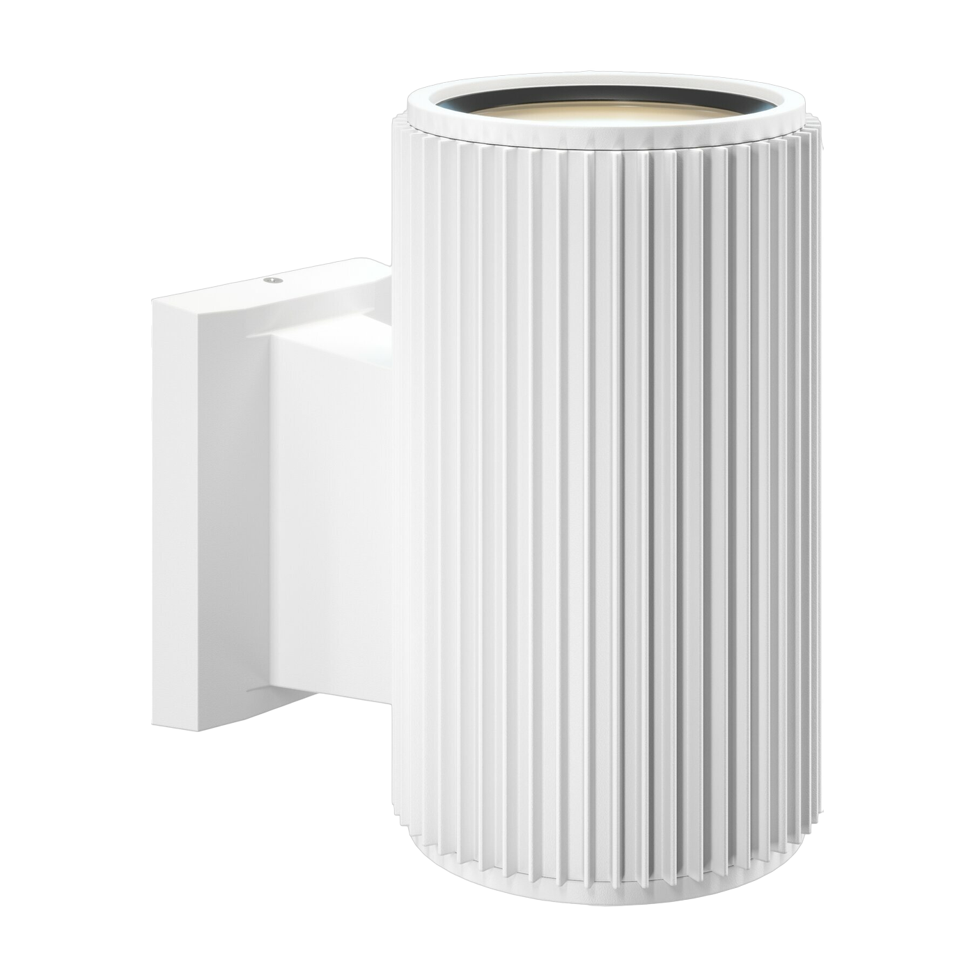 Rando 1-bulb white metal outdoor wall light - Maytoni