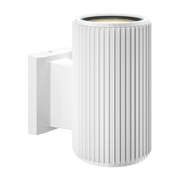 Rando 1-bulb white metal outdoor wall light - Maytoni