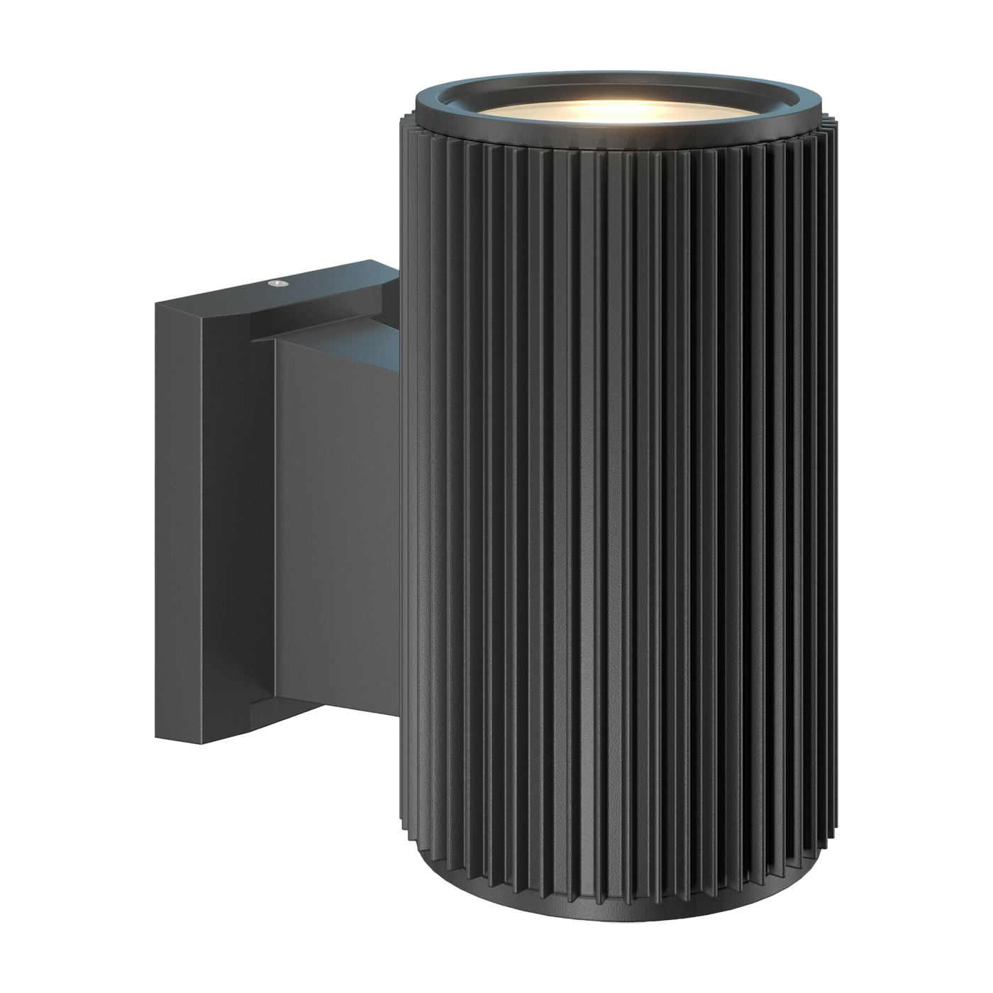 Rando 1-bulb black metal outdoor wall light - Maytoni