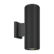 Rando 2-bulb black metal outdoor wall light - Maytoni