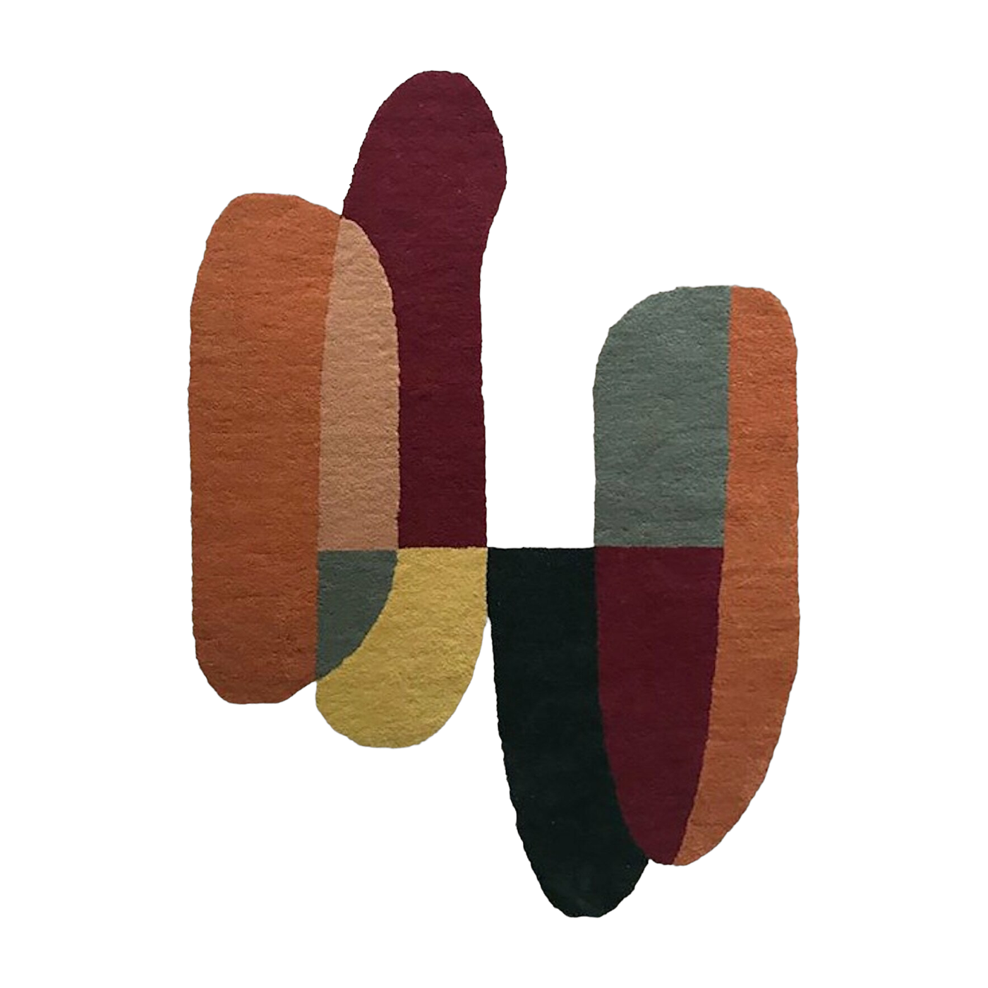 Multicolored wool rug 120 x 170 cm Pluriel - Edito