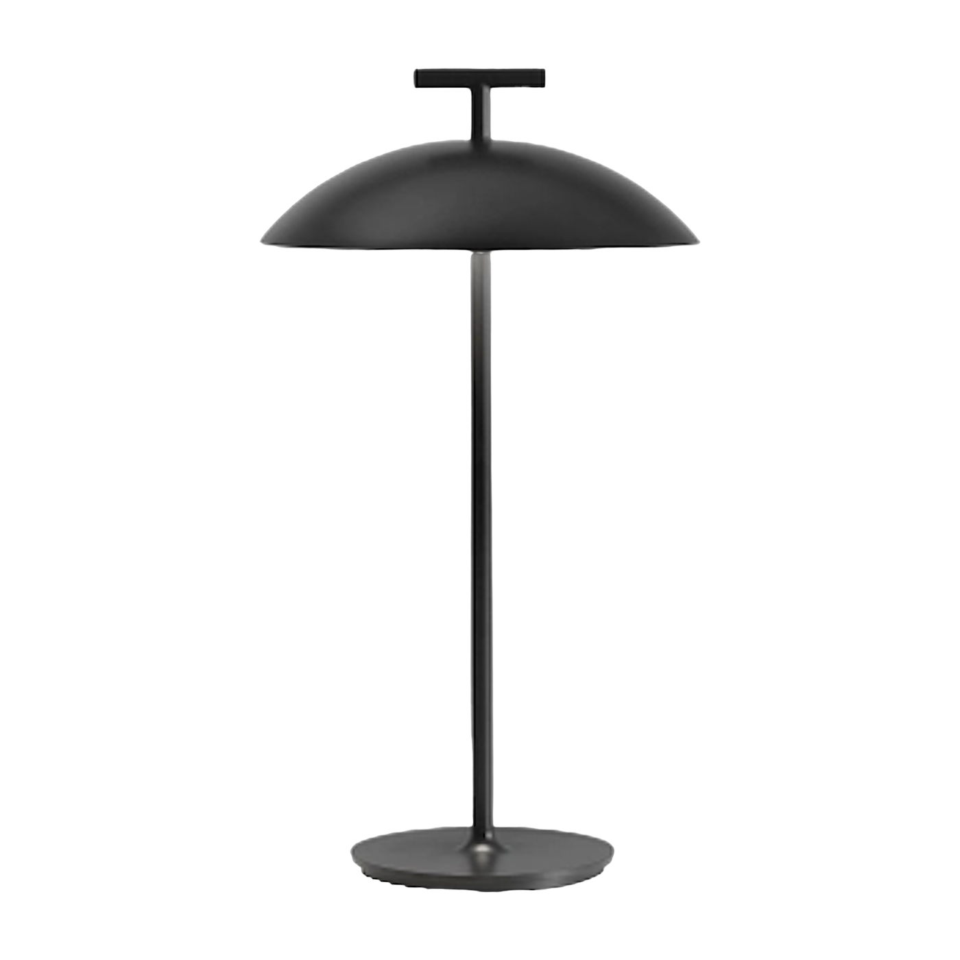 Lampada da tavolo nera a batteria Mini Geen-A - Kartell