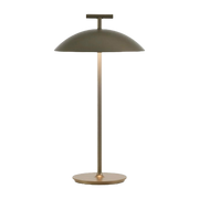 Lámpara de mesa a pilas bronce Mini Geen-A - Kartell