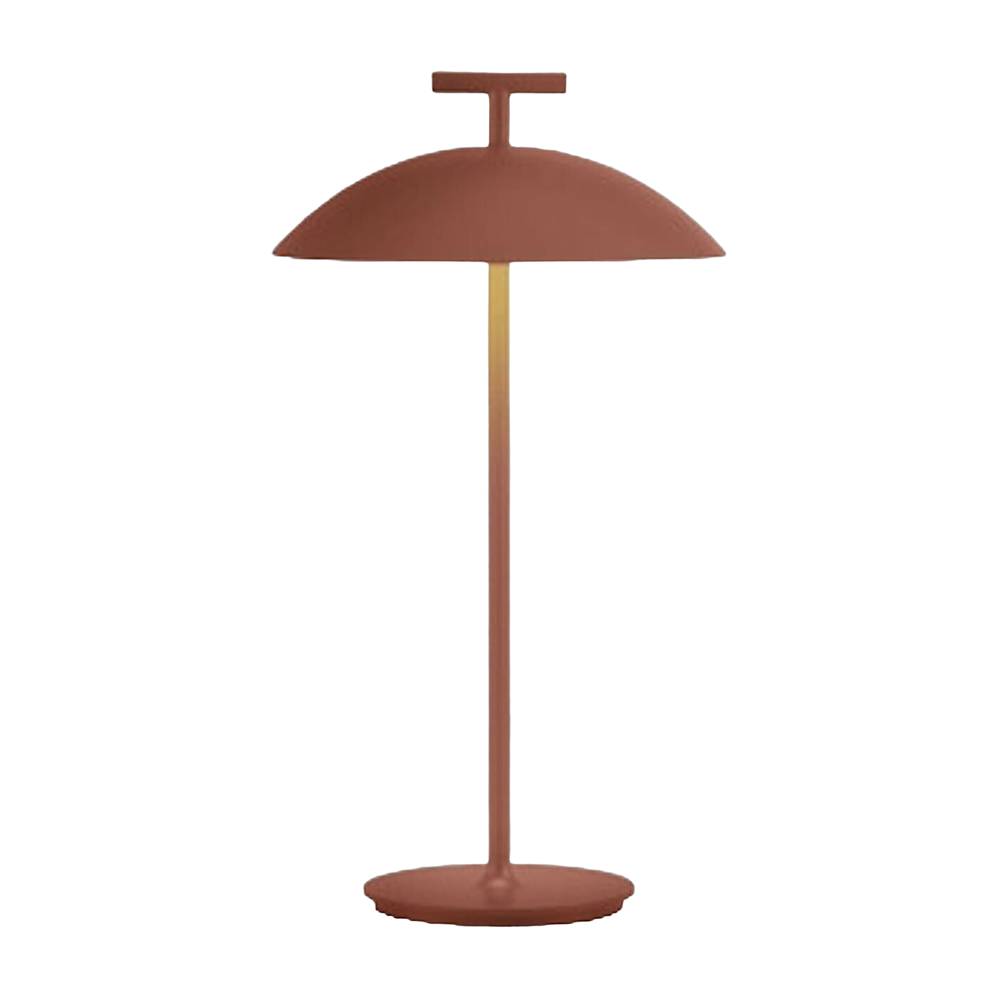 Lampada da tavolo a batteria rossa Mini Geen-A - Kartell