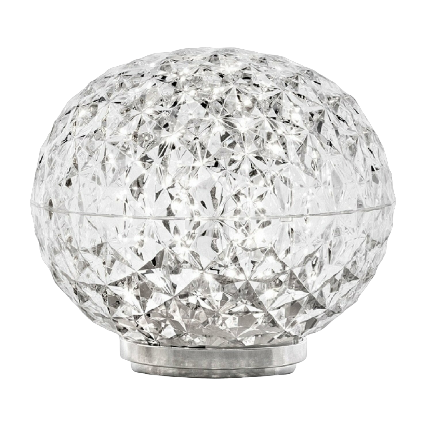 مصباح طاولة بدون سلك شفاف Mini Planet - Kartell
