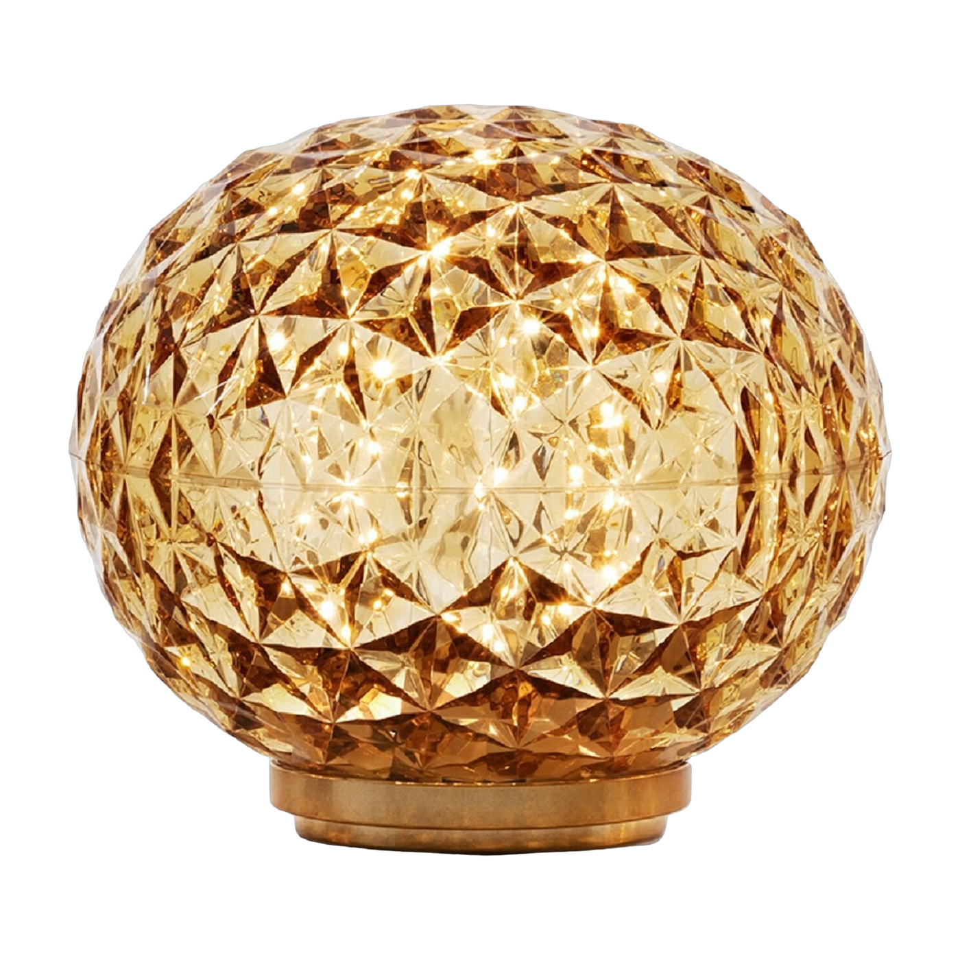 مصباح طاولة بدون سلك أصفر Mini planet - Kartell