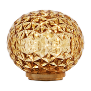 Yellow wireless table lamp Mini planet - Kartell