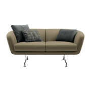 divano a 2 posti in tessuto tortora 170 cm Betty - Kartell