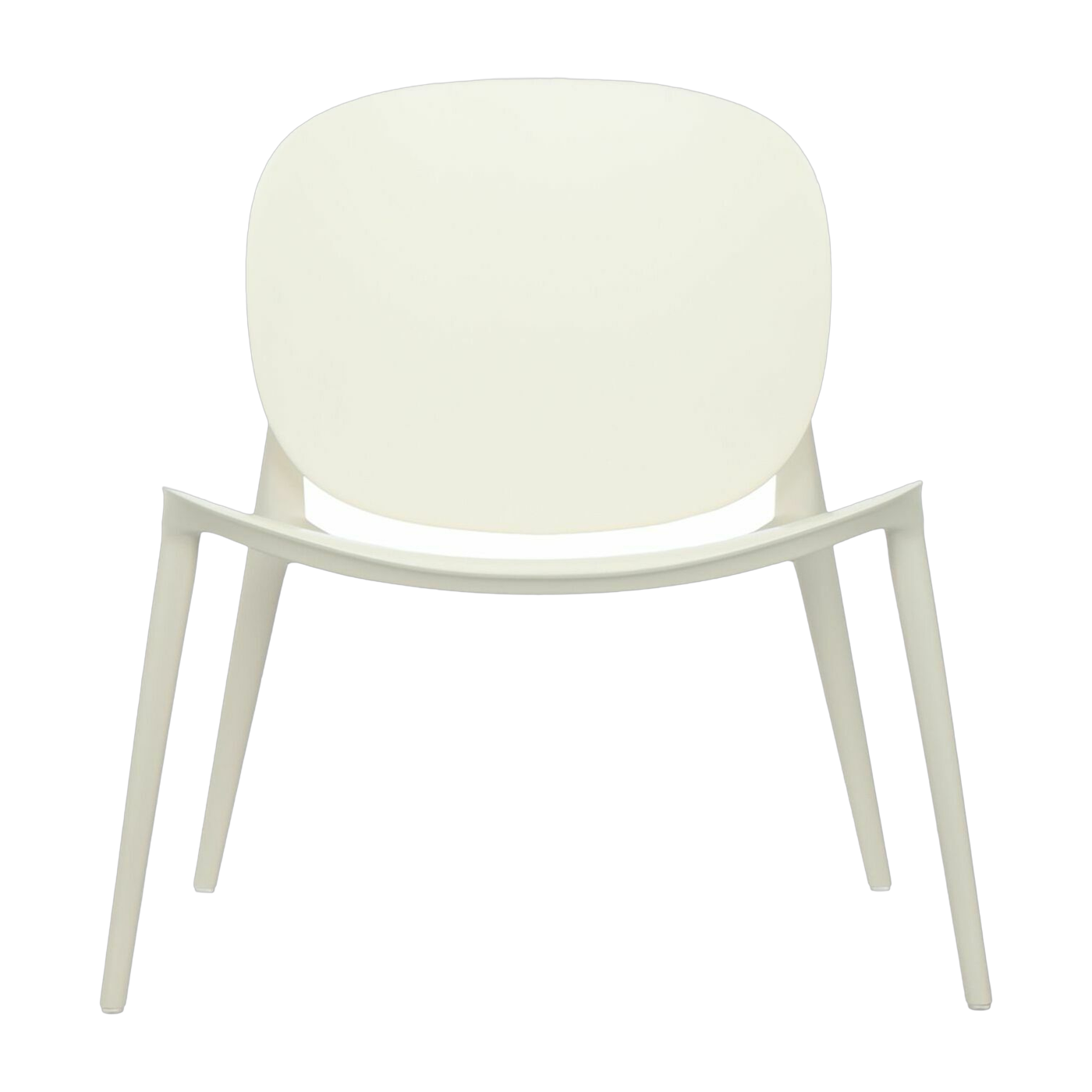 Fauteuil bas blanc Be Bop - Kartell