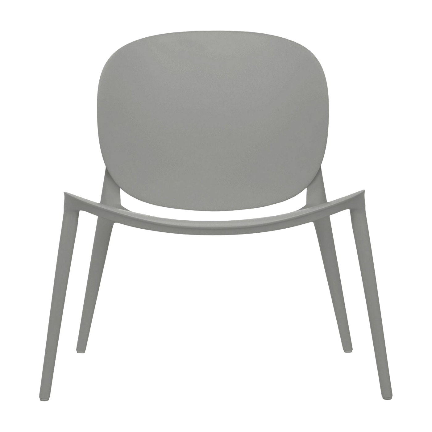 Sillón bajo gris Be Bop - Kartell
