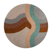 Round green rug 250cm - Kartell