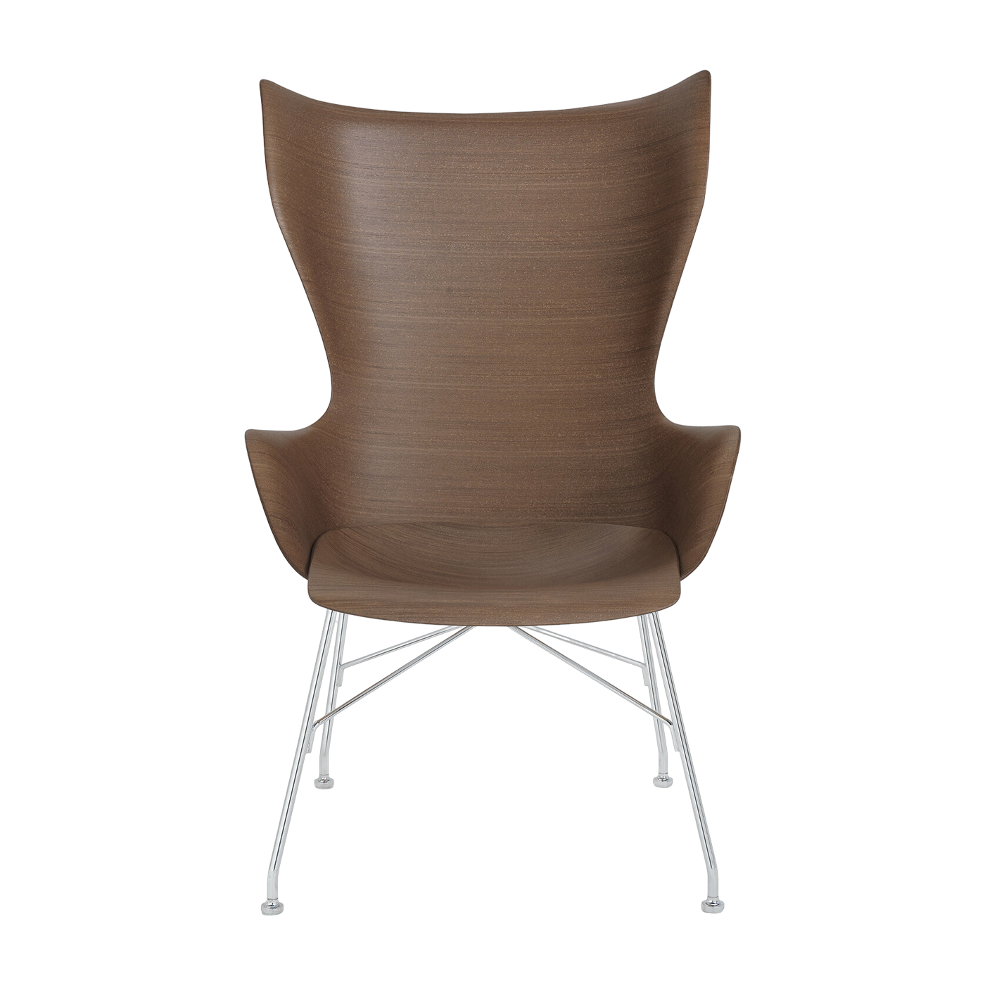Sillón de madera de fresno oscuro K/ Wood - Kartell