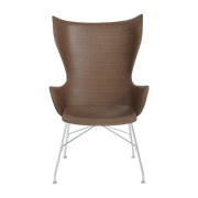 Sessel aus dunklem Eschenholz K/ Wood - -. Kartell