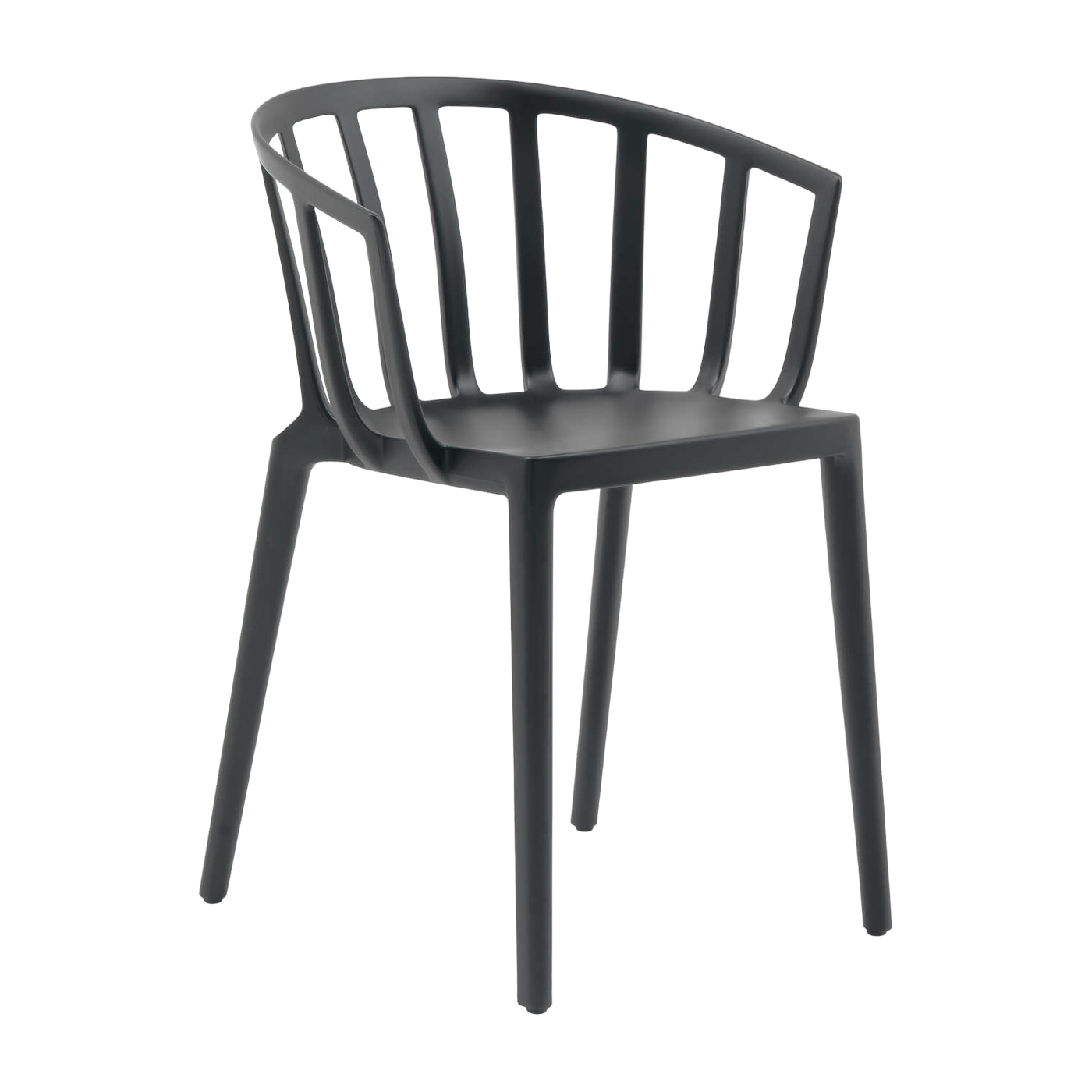 Sedia Venice nero opaco - Kartell