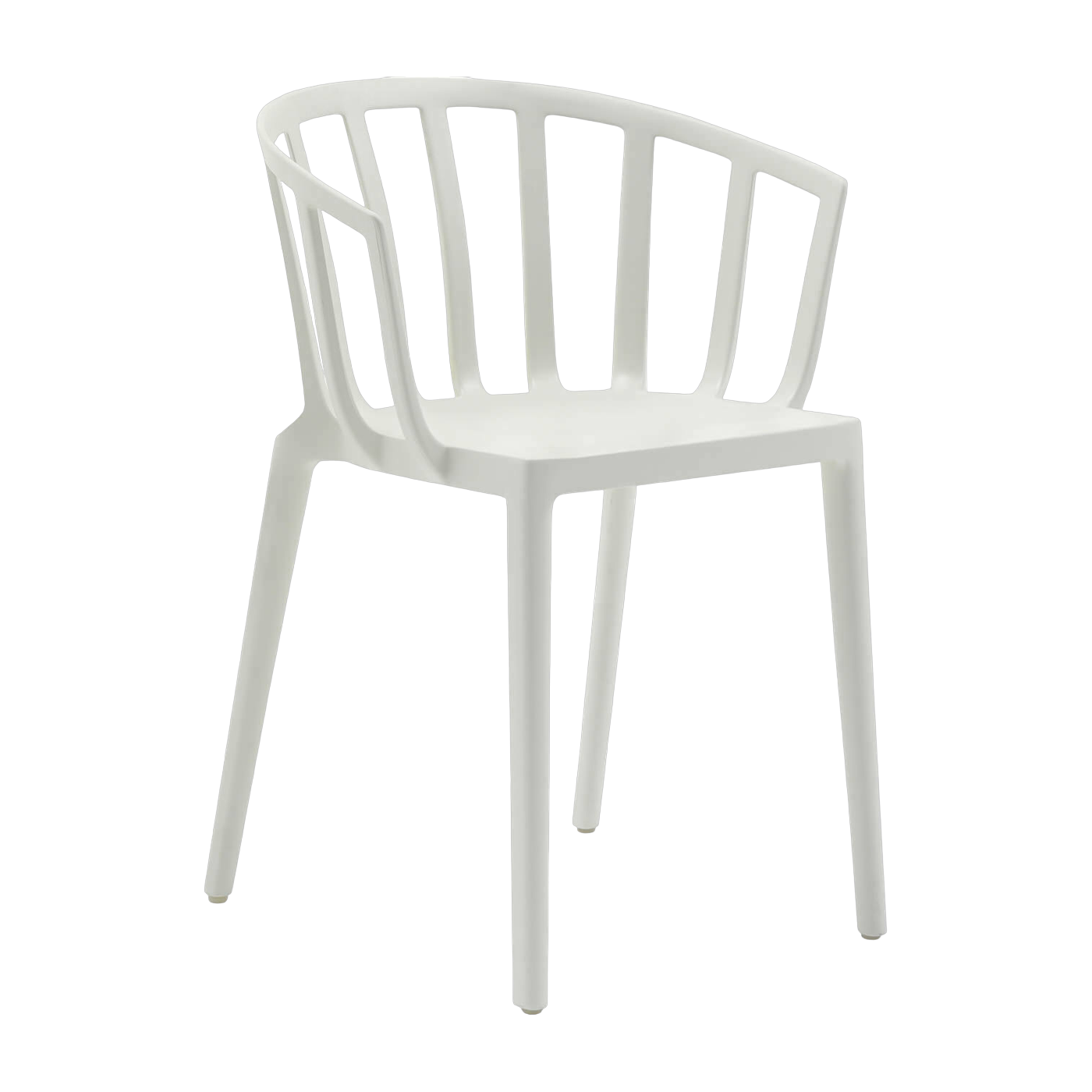Chaise blanche mat Venice - Kartell