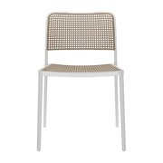 Audrey sand and white chair - Kartell