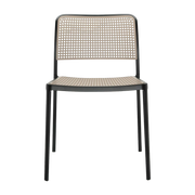 Sedia Audrey sabbia e nero - Kartell