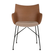 Sillón de madera beige Q/ Wood - Kartell