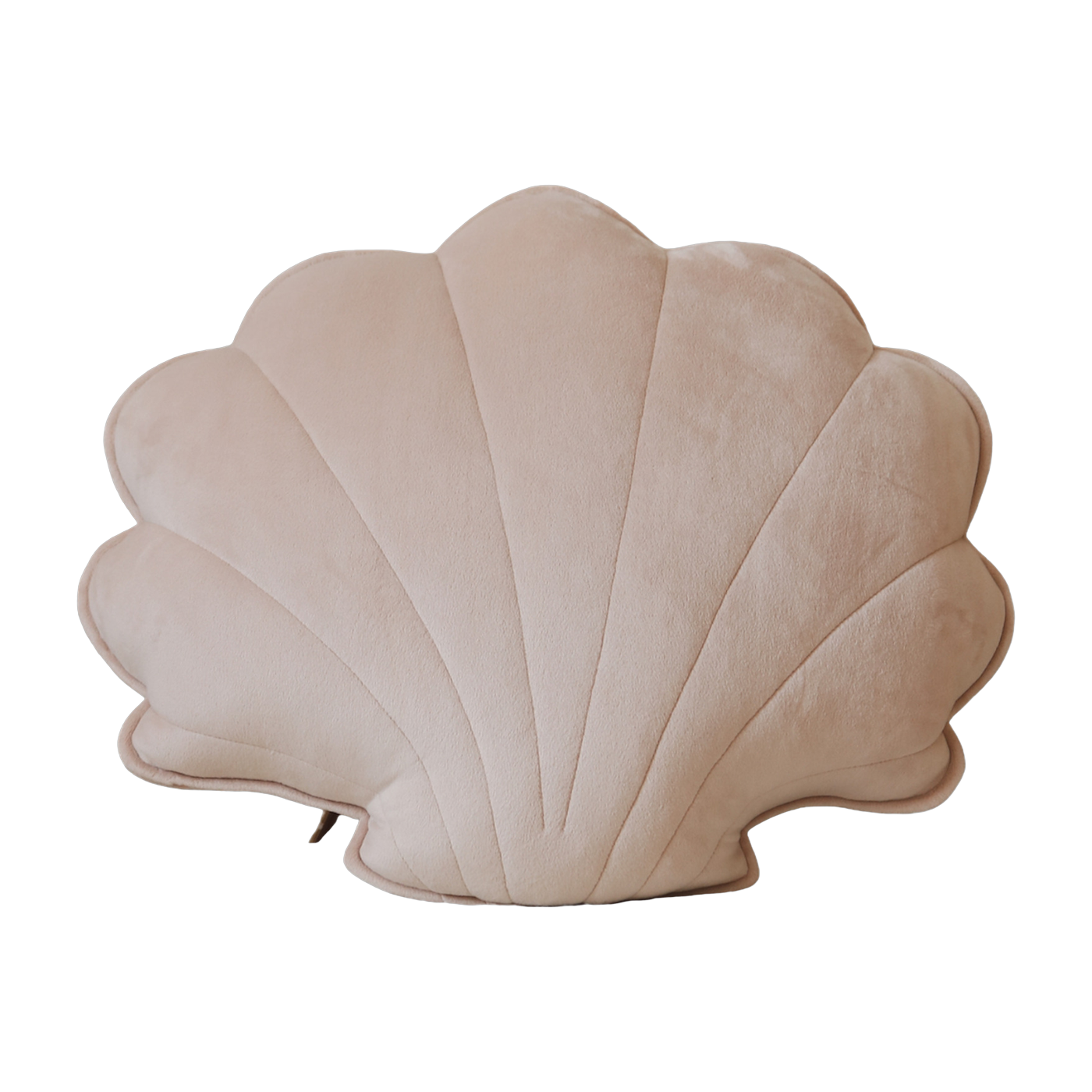Coussin coquillage en velours latté Shells - Moi Mili