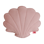 Powder pink linen shell cushion Shells - Moi Mili