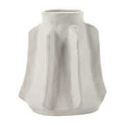 Vase aus weißem Steinzeug L BILLY 01 -. Serax