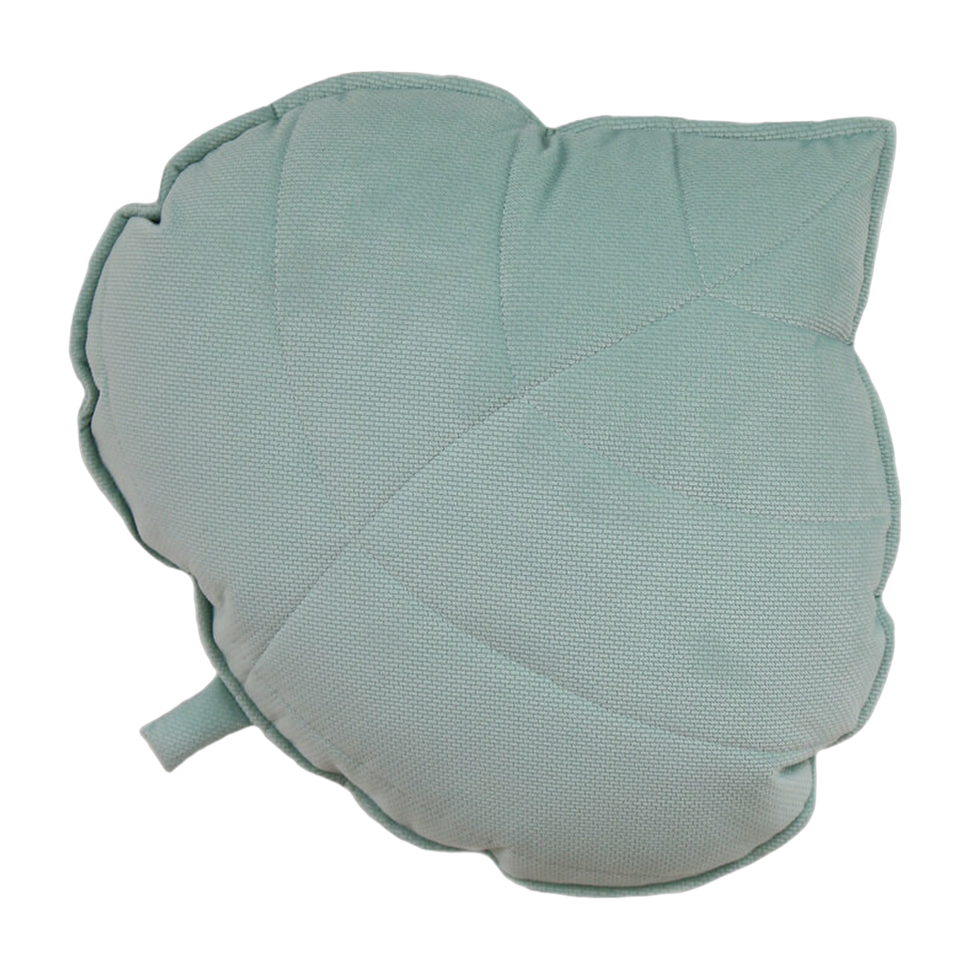 Leaf cushion in powdered mint velvet - Moi Mili