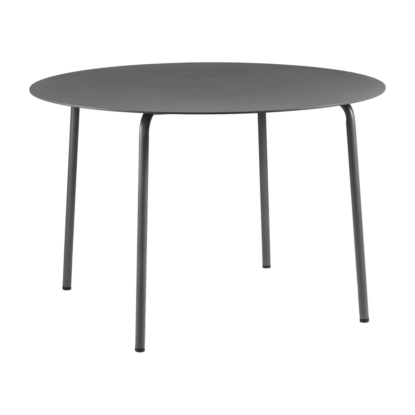 ronde mesa de comedor de aluminio negro 115 x 74 cm August - Serax