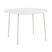 Table à manger ronde en aluminium sable 115 x 74 cm August - Serax