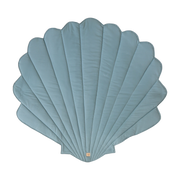 Menta en polvo de terciopelo bebé alfombra de conchas marinas Shells - Moi Mili