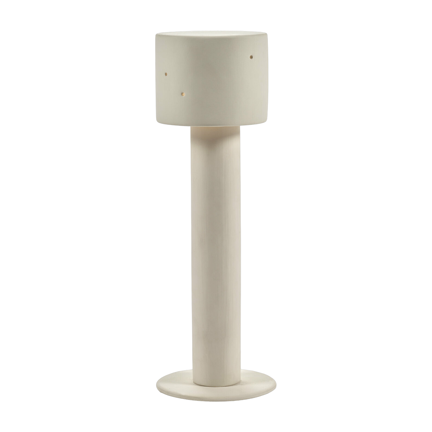 Lampe à table en grès beige 12 x 39 cm Clara 01 - Serax