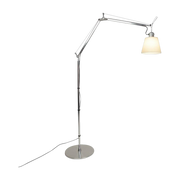Lámpara de pie de aluminio y pergamino natural Tolomeo - Artemide