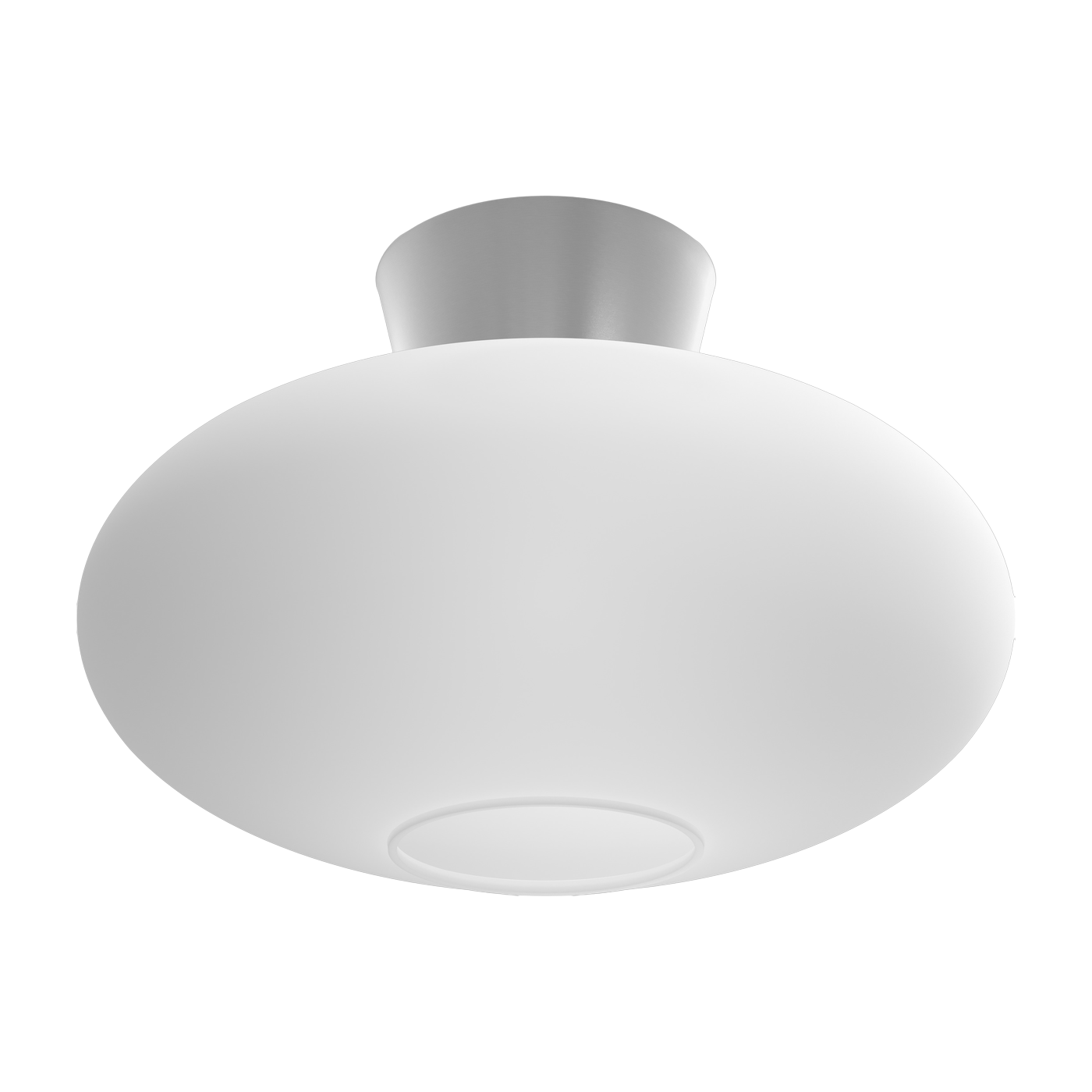 Plafonnier en verre opale Ø38 Bullo XL - Belid