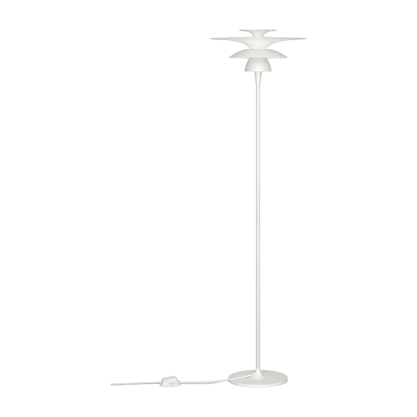 Lampada da terra bianca 140cm Picasso - Belid