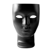 Sessel Maske schwarz 135 cm Nemo - Driade