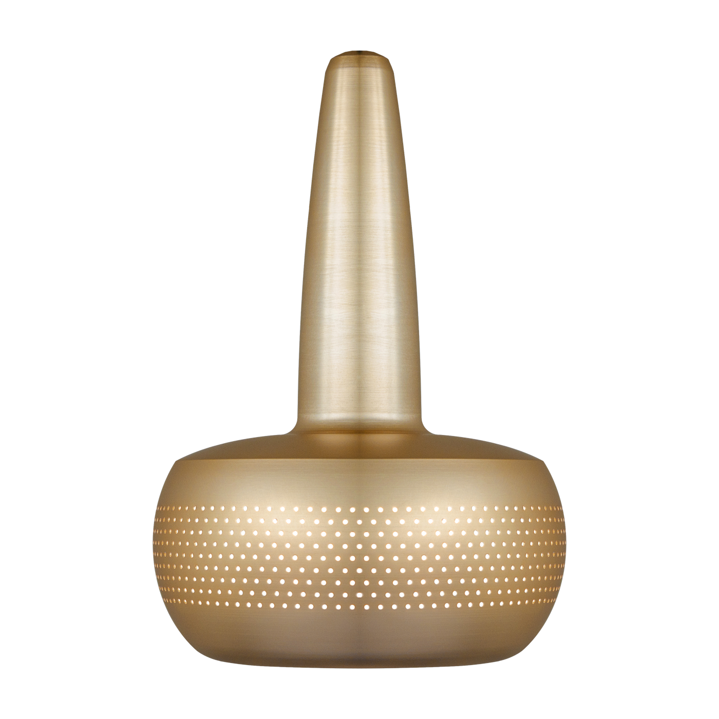 Lampenschirm aus gebürstetem Messing 22 cm Clava -. UMAGE