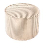 Runder Sitzsack aus braunem Cord 25 x 40 cm -. Wigiwama
