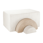 Moduli arc - in velluto a coste bianco marshmallow 75 x 49 cm - Wigiwama