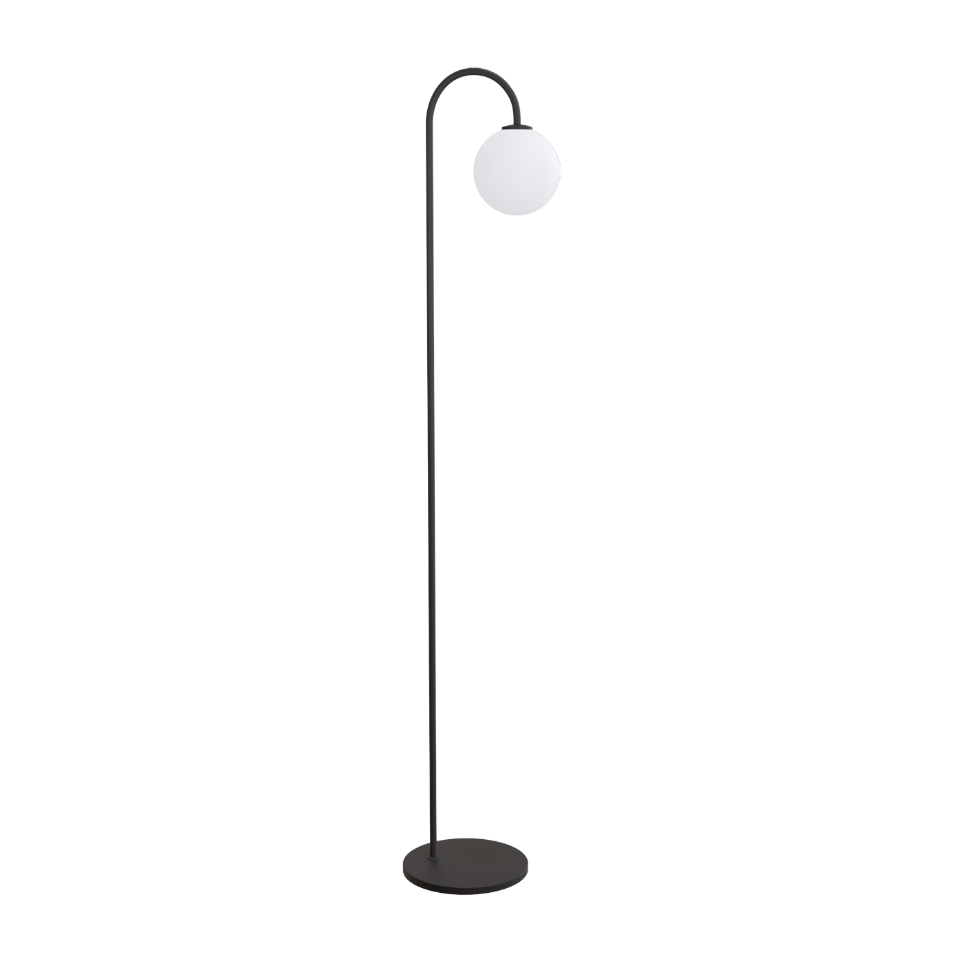 Lampada da terra nera 136 cm Ballon - Herstal