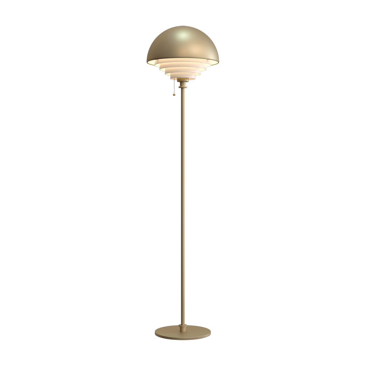 Lampada da terra Golden 150 cm Motown - Herstal