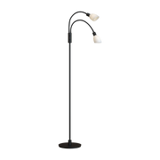 Lampadaire noir Cut double - Herstal