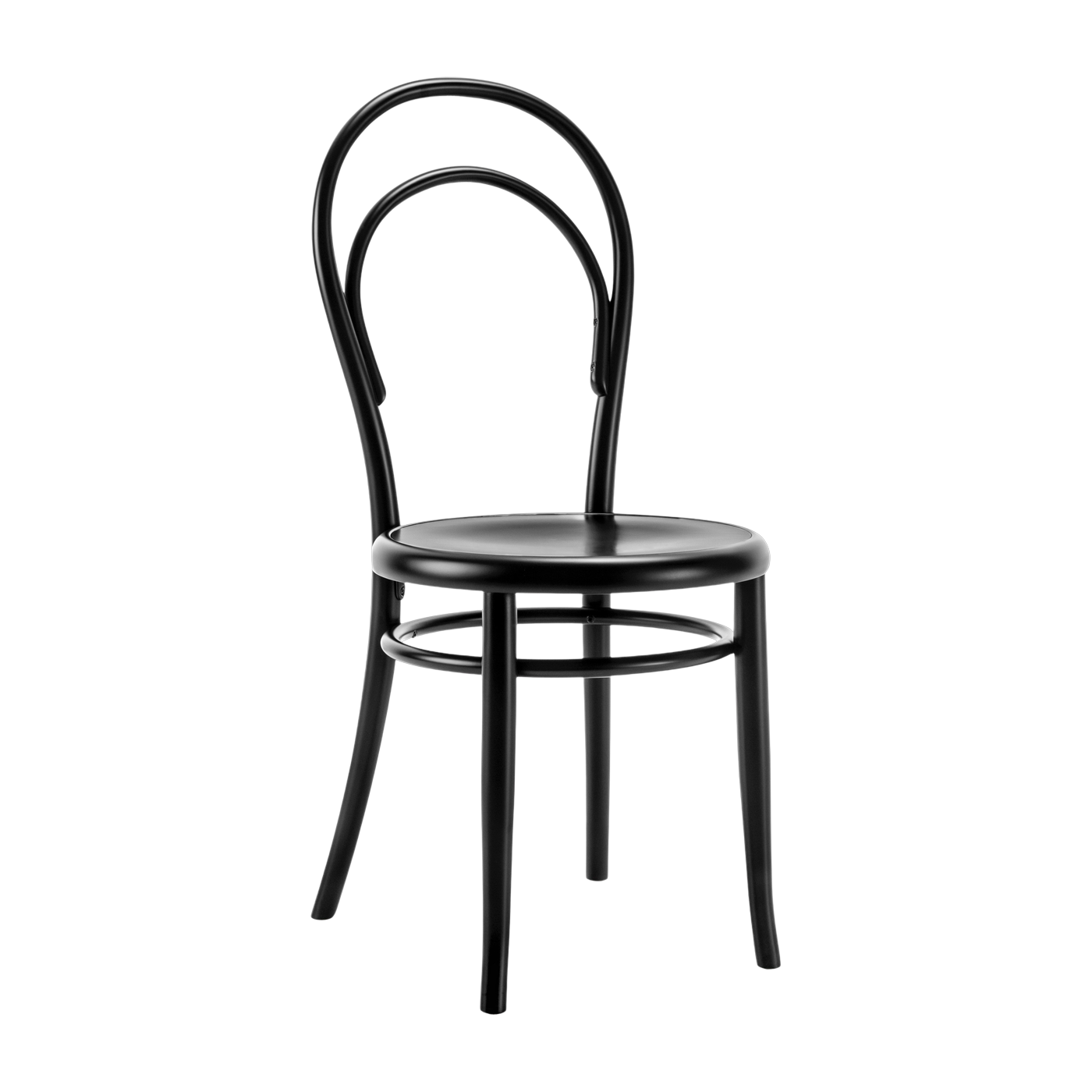كرسي من خشب أسود N°14 إعادة إصدار 1860 - Wiener GTV Design
