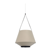 Sand beige fabric pendant lamp 45 cm CARRIE - Forestier