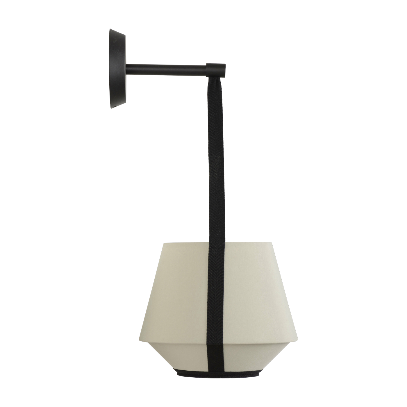 Olive green fabric wall light 20 cm CARRIE - Forestier