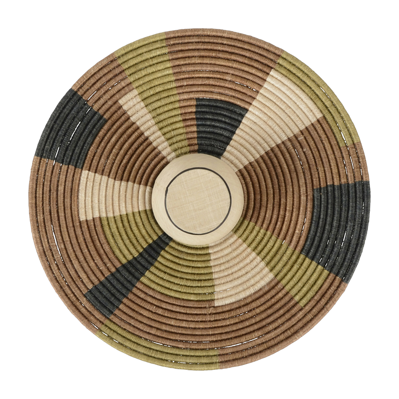 Brown abaca fiber wall light 60 cm PARROT - Forestier